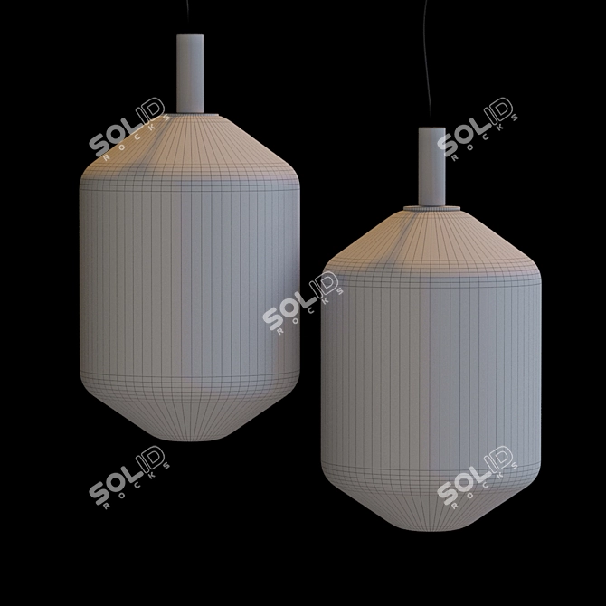 Misty Glow Ceiling Lamps 3D model image 9