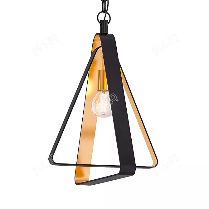 Elegant Crystorama Lighting Fixture 3D model image 1