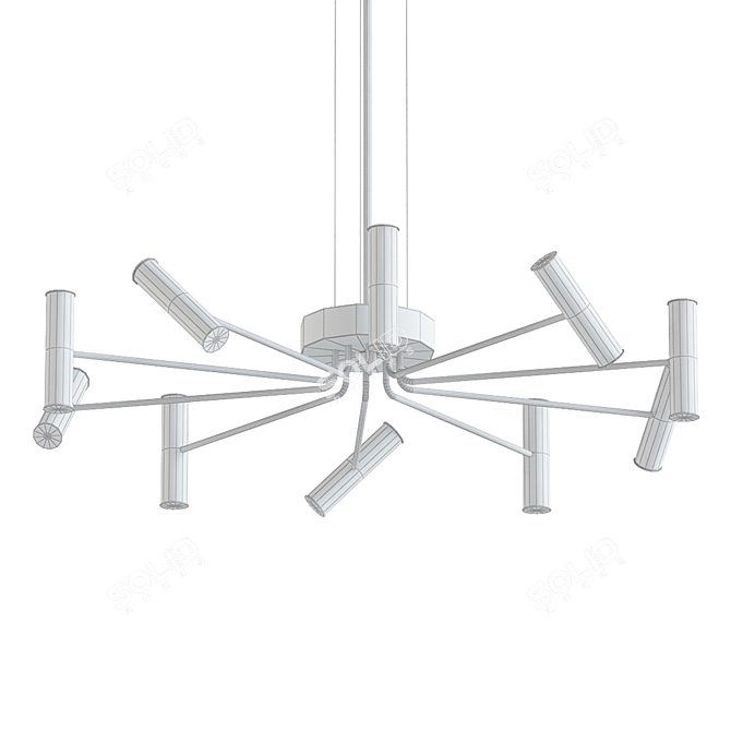 Elegant Hanglampen Pendant Lighting 3D model image 2