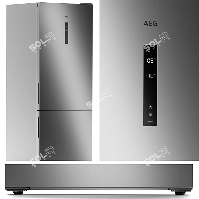 Essential AEG Kitchen Appliances Set 3D model image 2