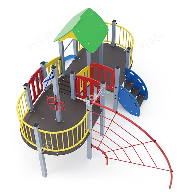 Outdoor Playset "City Kids" A106 3D model image 3