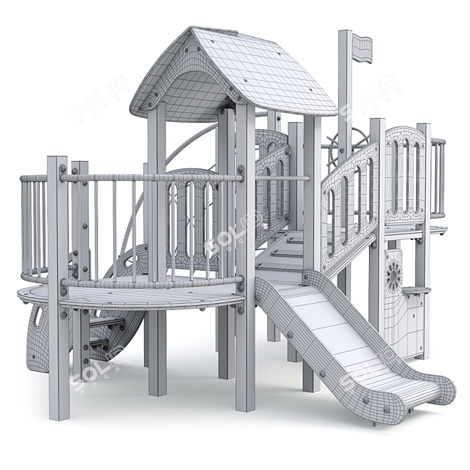 Outdoor Playset "City Kids" A106 3D model image 6