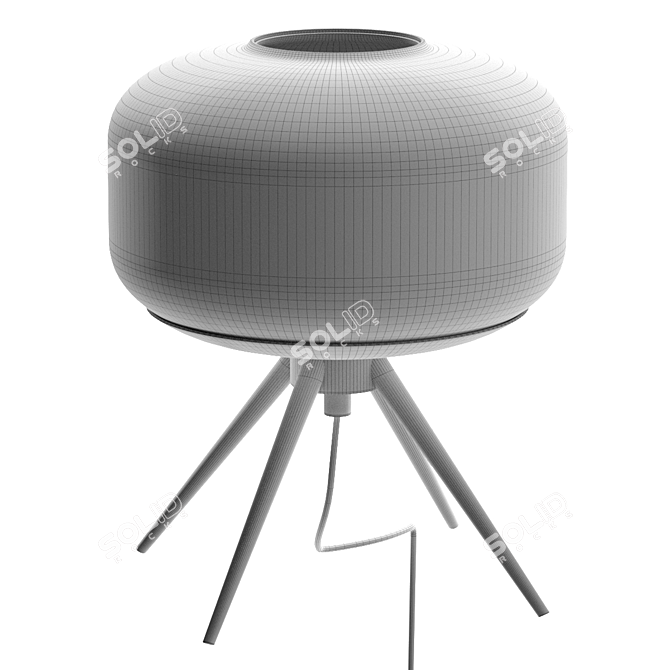Adler Glass Dome Lamp: Modern Illuminate 3D model image 2