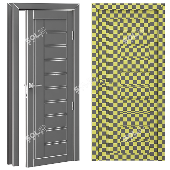 Title: Russian Carda Doors 3D model image 3