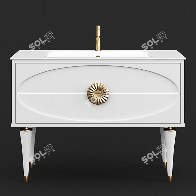 Modern Opadiris Ibiza 120 Sideboard 3D model image 3