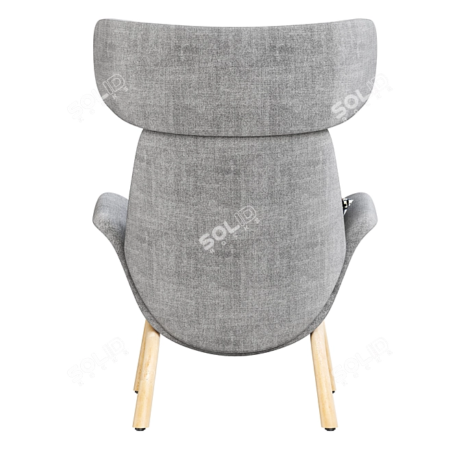 Pedrali ILA 2024 Lounge Chair: Sleek Style & Comfort 3D model image 6