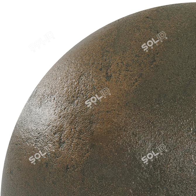 Rusty Vernis: HD Textured PBR Material 3D model image 4