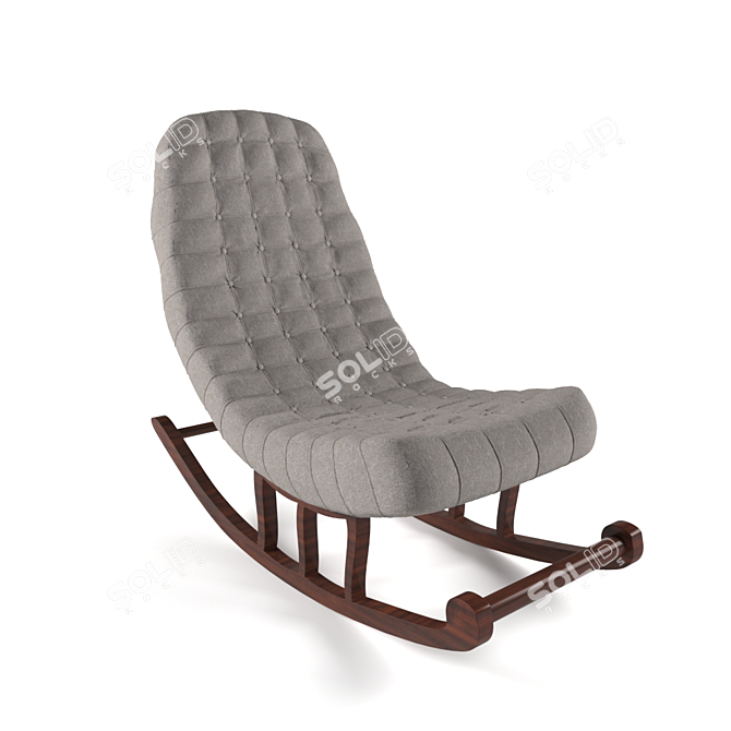 Rocking Sofa: Modern Neoclassic Chair 3D model image 1