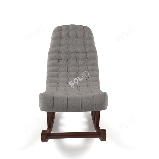 Rocking Sofa: Modern Neoclassic Chair 3D model image 2