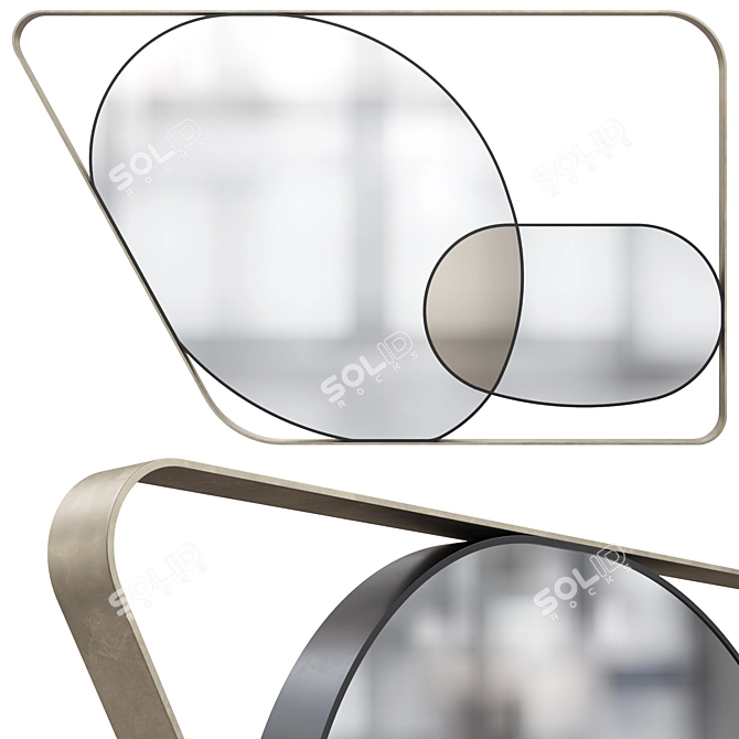  Marioni Landscape Mirror A - Sleek and Stylish 3D model image 6
