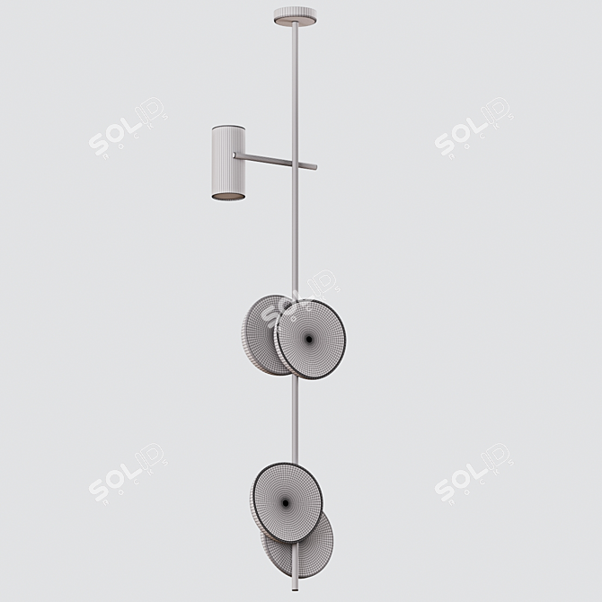 Elegant Hanging Lamps for Stylish Ambiance 3D model image 2