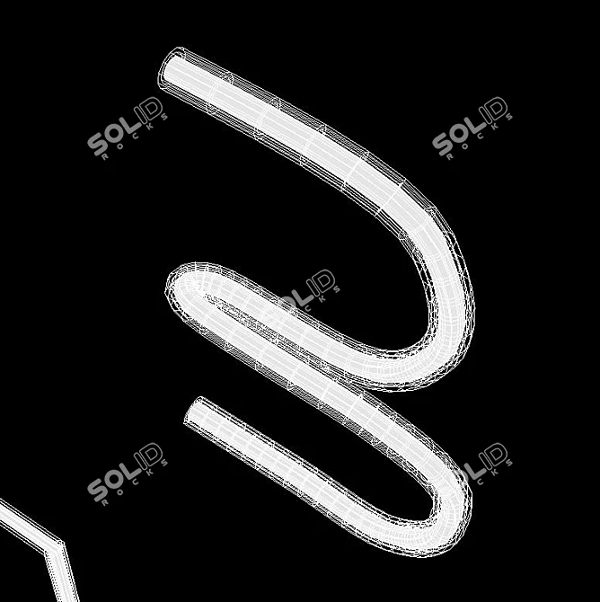 Luminous Neon Letters - Personalize Your Space 3D model image 4