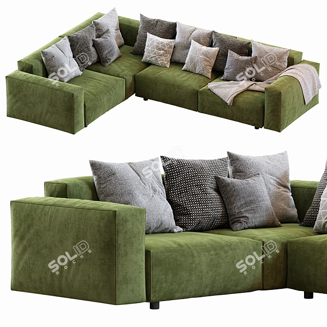 Modern Hills Sofa 2013 3D model image 3