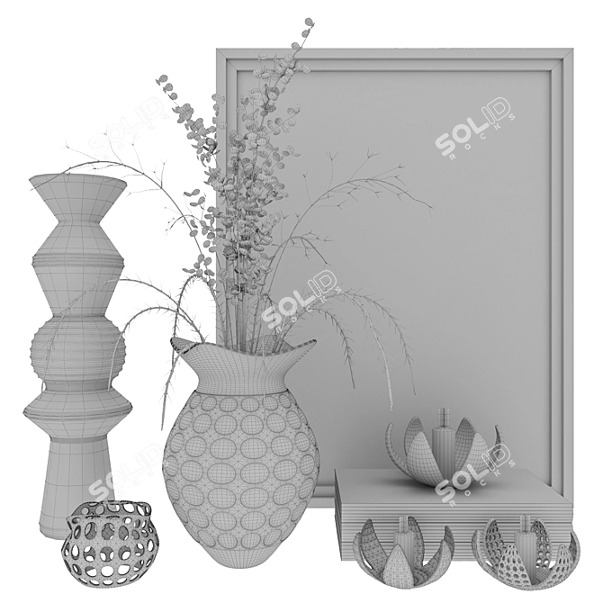 Minimalistic Decor Set 3D model image 2