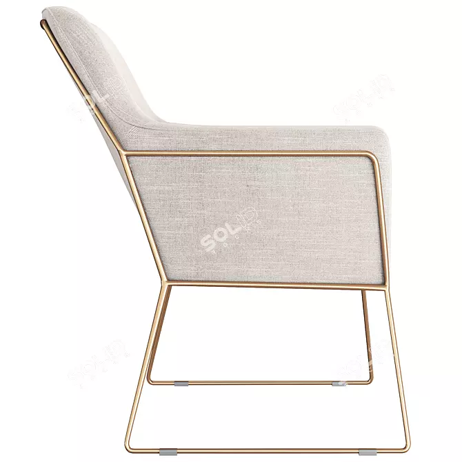 Emerald 2015 Chair: Elegant and Stylish 3D model image 3