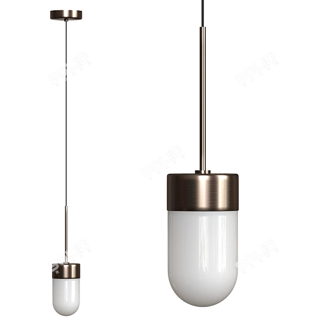 Vox Suspension Lamp: Illuminating Elegance 3D model image 2