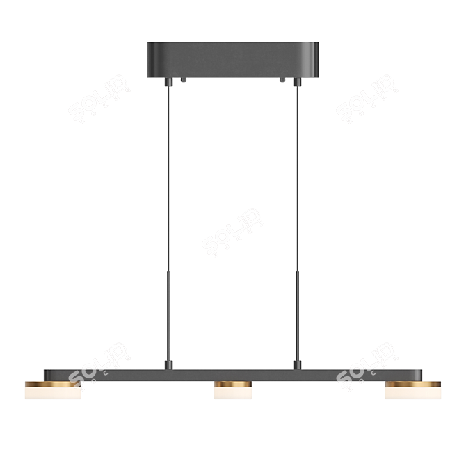 Lampatron LIDVEIG LONG 3 - Stylish LED Lamp 3D model image 4