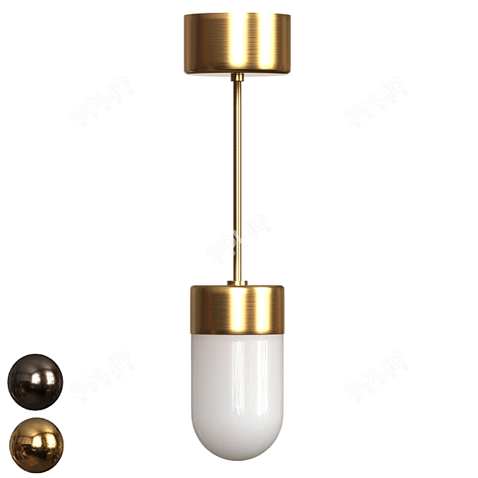 Illuminating Elegance: Vox Ceiling Lamp 3D model image 1