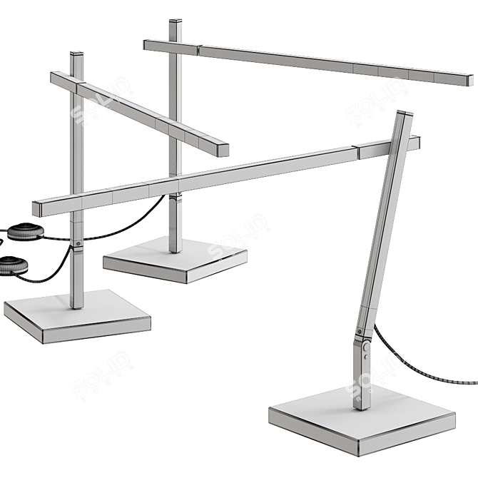 Sleek Byok Table Lamp - Vray & Corona Compatible 3D model image 2
