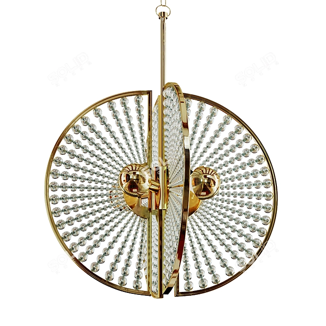 Brilliant Pendant Lamp - Elegant Illuminating Jewel 3D model image 1