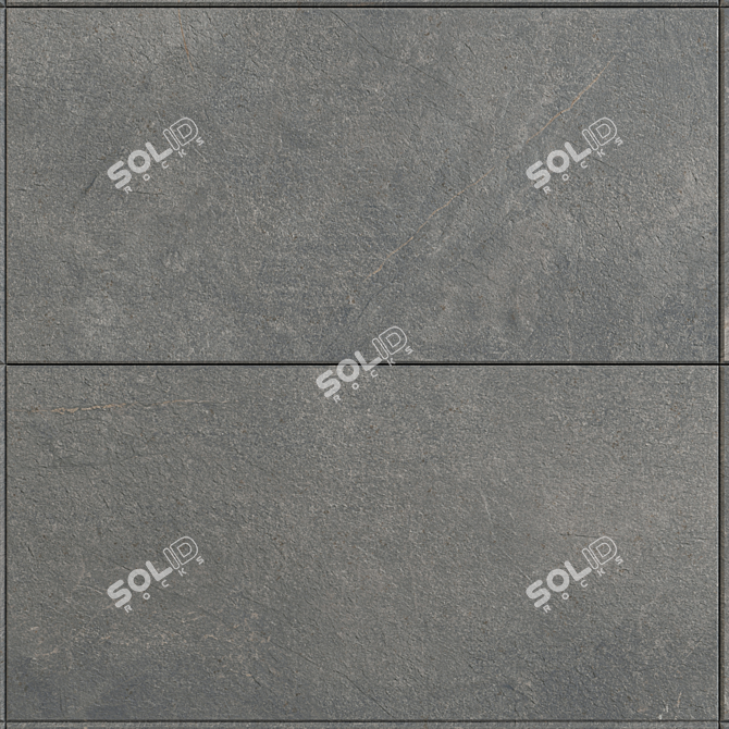 VAL DI SUSA Dark Gray Rock 60x120 Set 3D model image 2