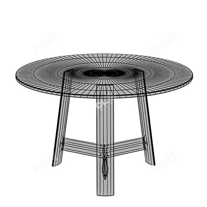 Elevate Your Space with RIVER Table 3D model image 2