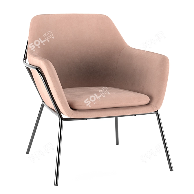 Shelford Armchair: Elegant, Comfortable, and Stylish 3D model image 1