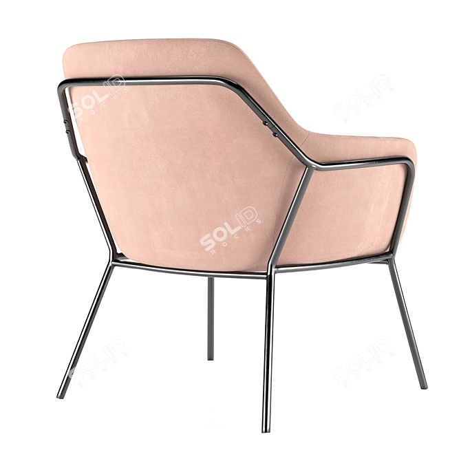 Shelford Armchair: Elegant, Comfortable, and Stylish 3D model image 3