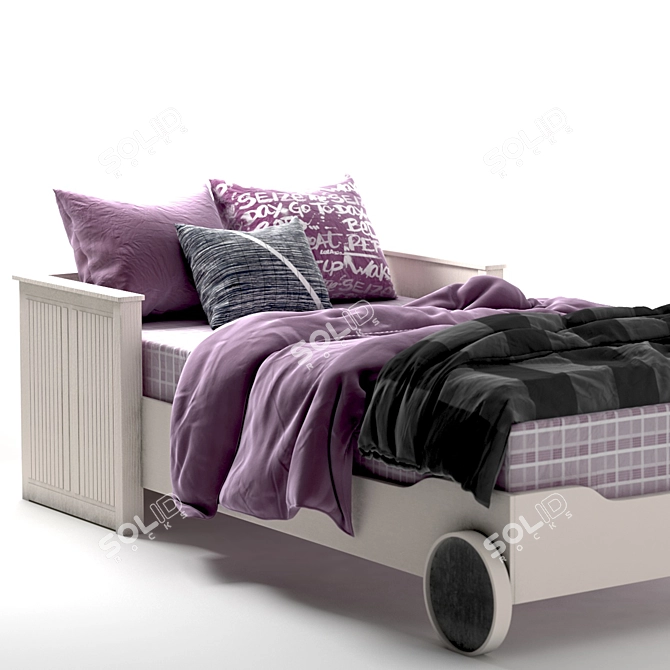 Kid's Car Bed Set 3D model image 9