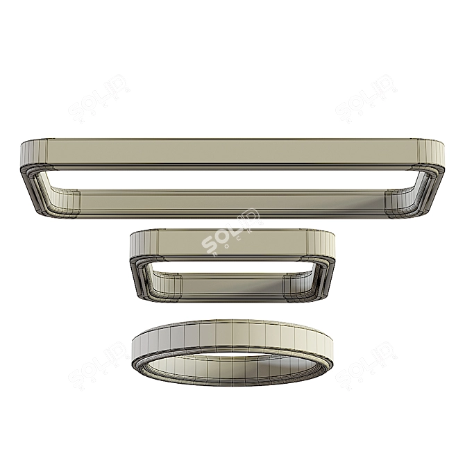 Elegant Lampatron Bristol Ceiling Light 3D model image 5