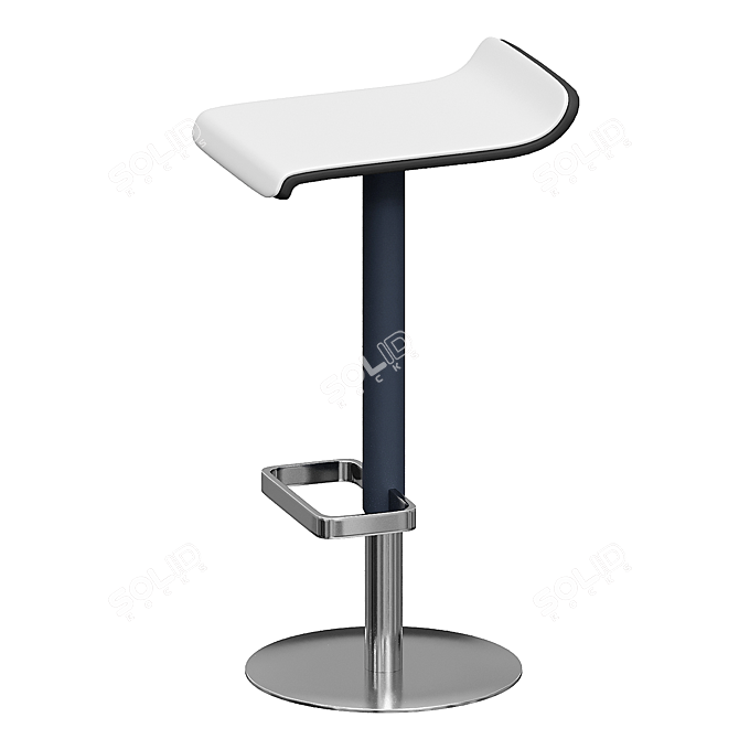 ED Height Adjustable Bar Stool 3D model image 3