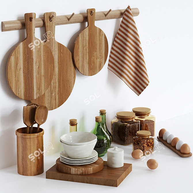 Zara Home Kitchen Essentials 3D model image 2