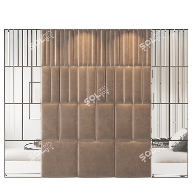 Pano 65: Sleek and Stylish Wall Art 3D model image 2