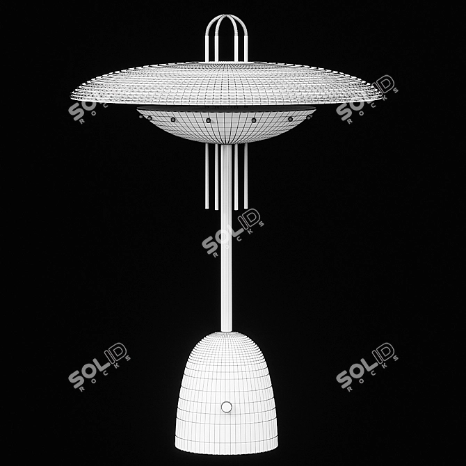 Elegant Illumination: Signal Y Table Lamp 3D model image 2