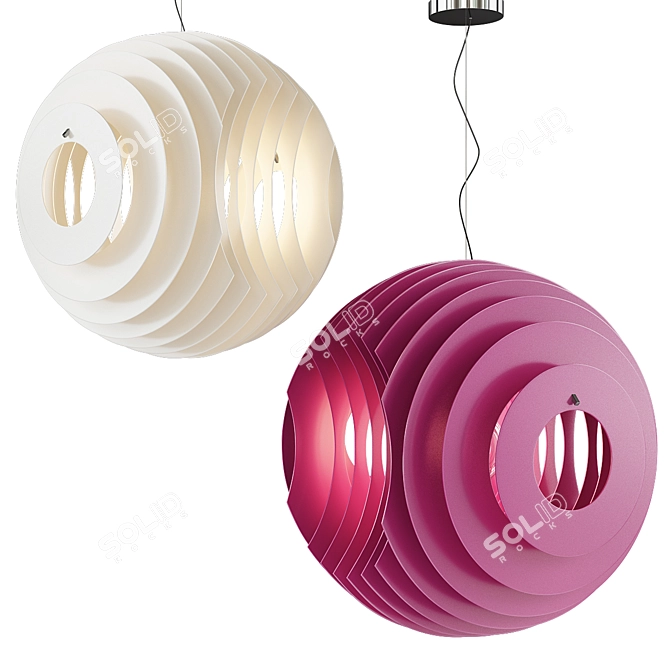 Celestial Pendant Light 3D model image 1