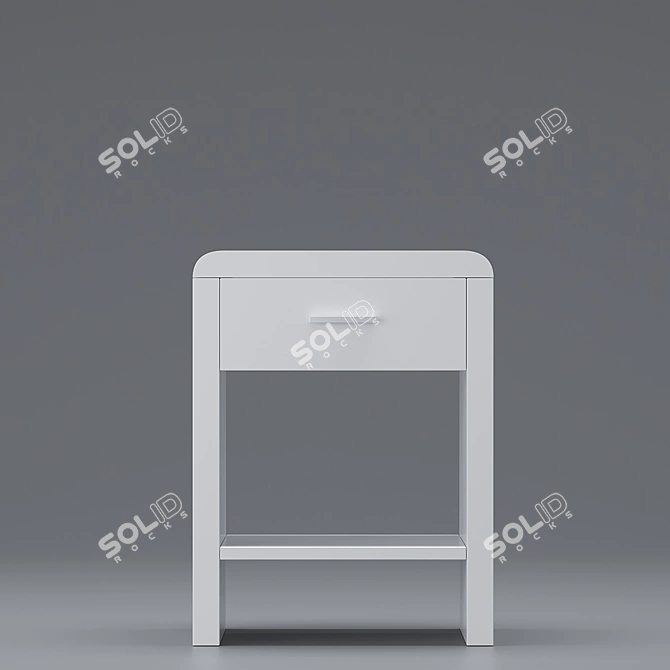 Modern Supernova Bedside Table 3D model image 2