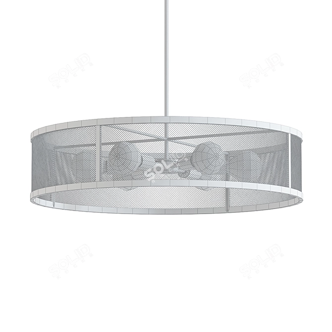 Bennett 6-Light Chandelier 3D model image 2