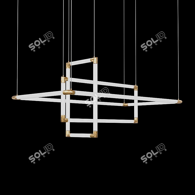 Birta: Sleek LED Tubular Luminaires 3D model image 2