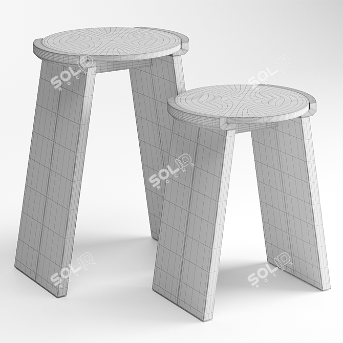 La Redoute Tibet: Stylish Coffee Table 3D model image 4