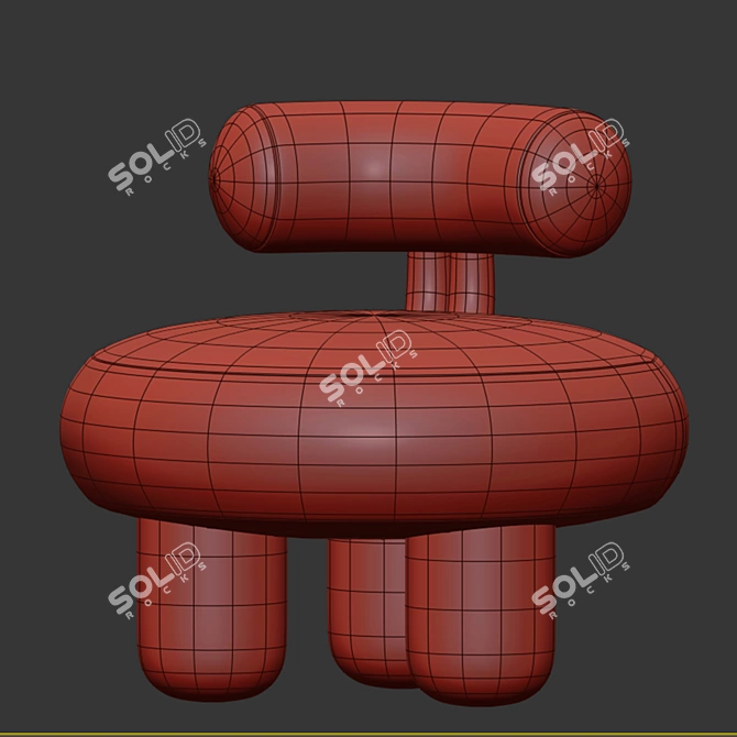 Sparkling Gem Chair 3D model image 6