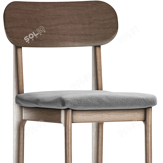 Modus PLC Stool: Sleek and Versatile Seating 3D model image 4