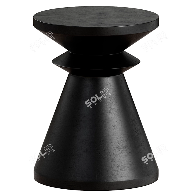 Modern Minimalist Alban Side Table 3D model image 1