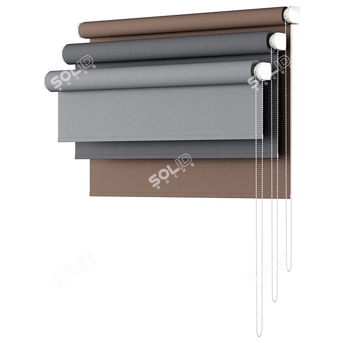 Stockholm Roller Blind 81 - Swift Direct Blinds 3D model image 2