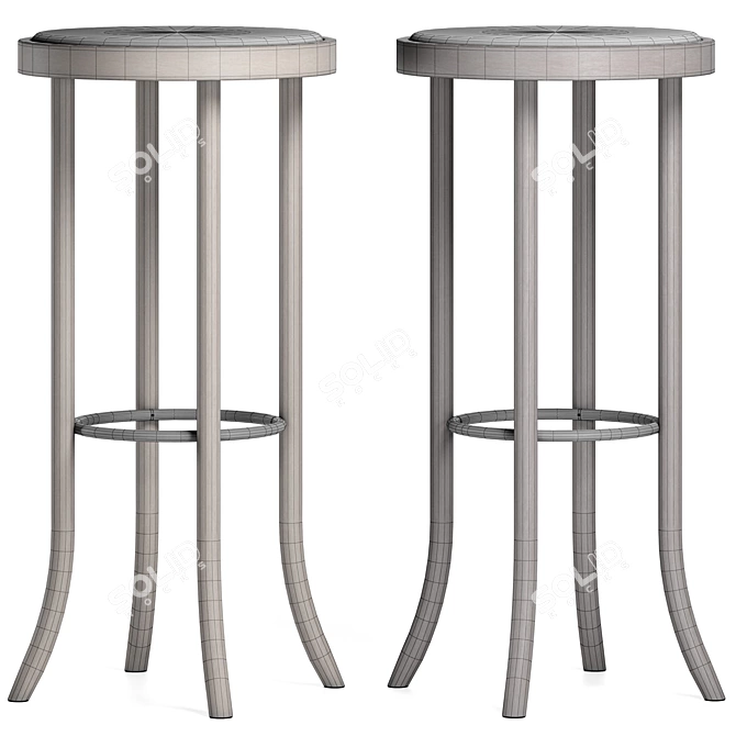 Sleek Select Bar Stool: Horgenglarus 3D model image 4