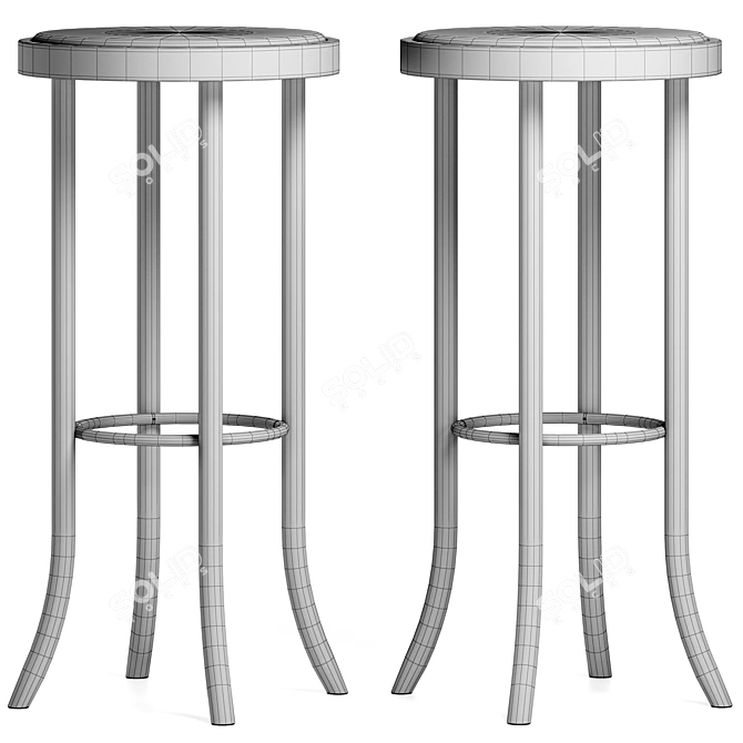 Sleek Select Bar Stool: Horgenglarus 3D model image 5