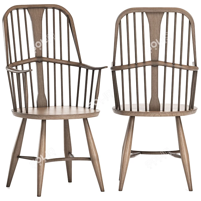 Timeless Chairmakers Chair by L Ercolani 3D model image 1