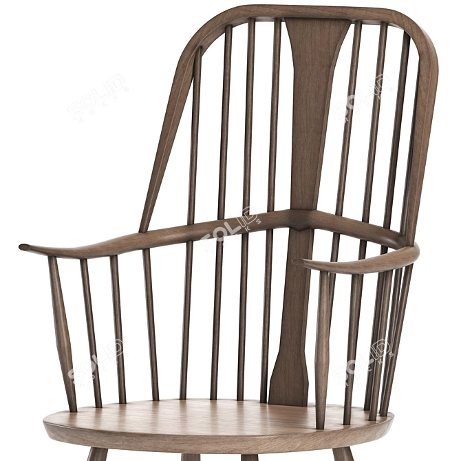 Timeless Chairmakers Chair by L Ercolani 3D model image 6