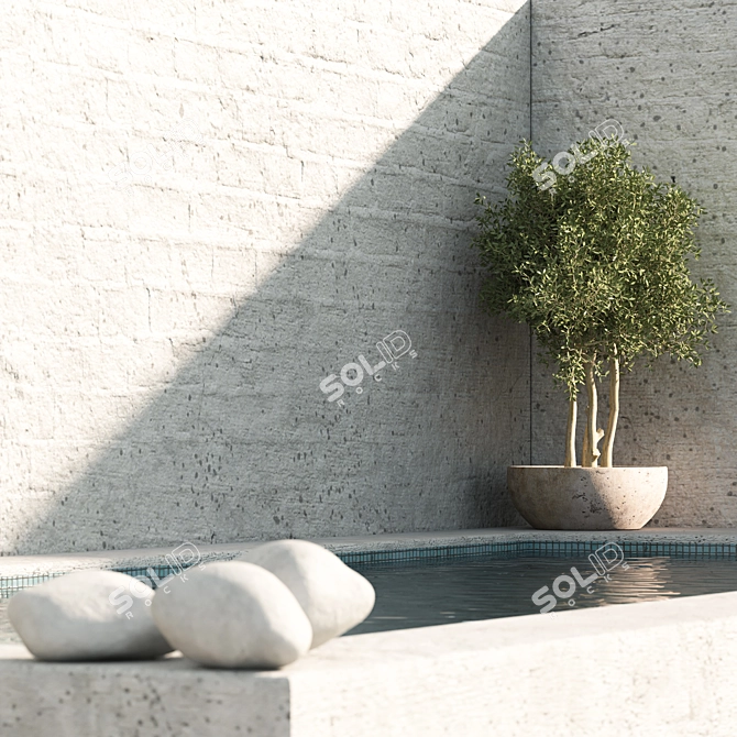 Backyard Oasis: Swimming Pool 2015 3D model image 3