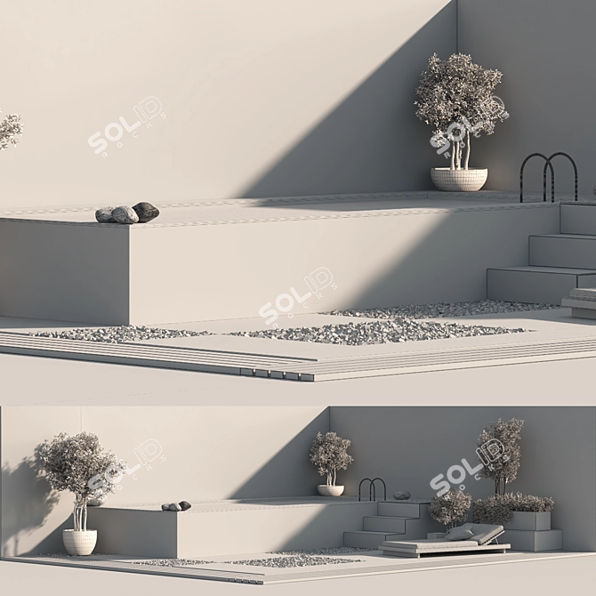 Backyard Oasis: Swimming Pool 2015 3D model image 7