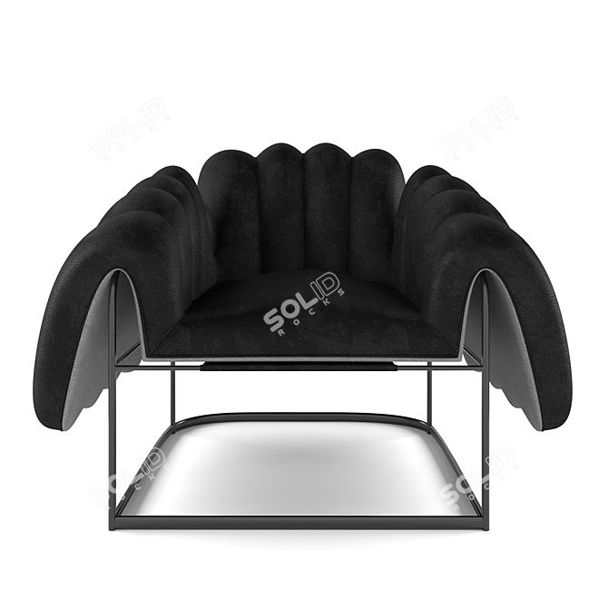 Sleek Modern Chair: Custom Design by Hossein 3D model image 3